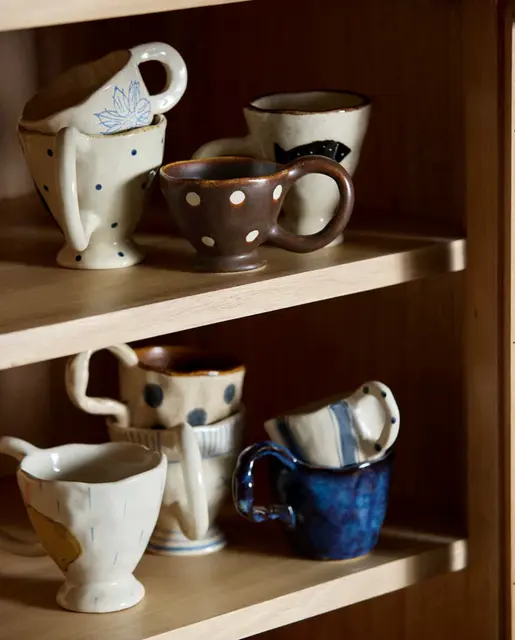 Nordal Atelier Forma Fava mok set van 6 stuks