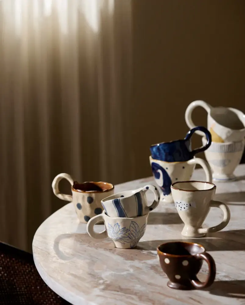 Nordal Atelier Forma Sora mug set of 6