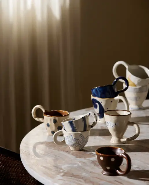 Nordal Atelier Forma Sora mug set of 6