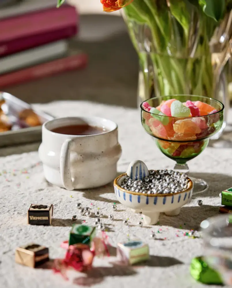 Nordal Krokus glas grönt set med 6 delar