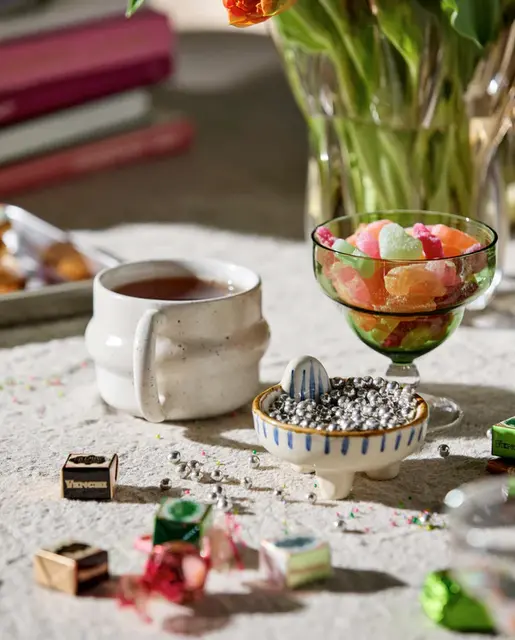 Nordal Krokus glas grönt set med 6 delar