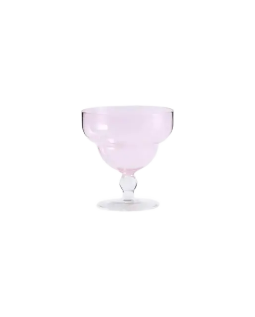 Nordal Ensemble de 6 pièces en verre rose Crocus