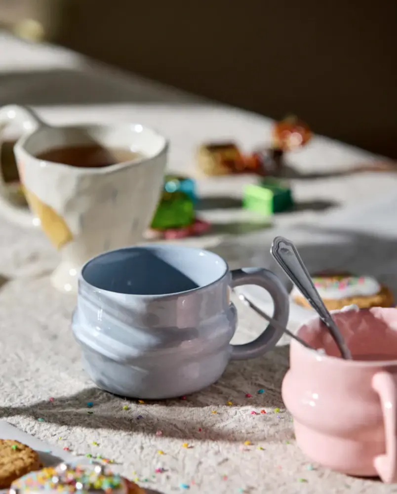 Nordal Tasses Ysia bleu clair, lot de 4 pièces