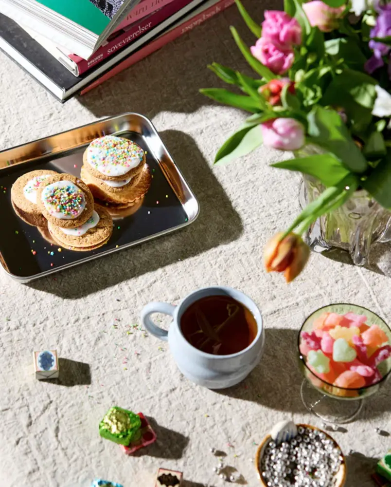 Nordal Tasses Ysia bleu clair, lot de 4 pièces