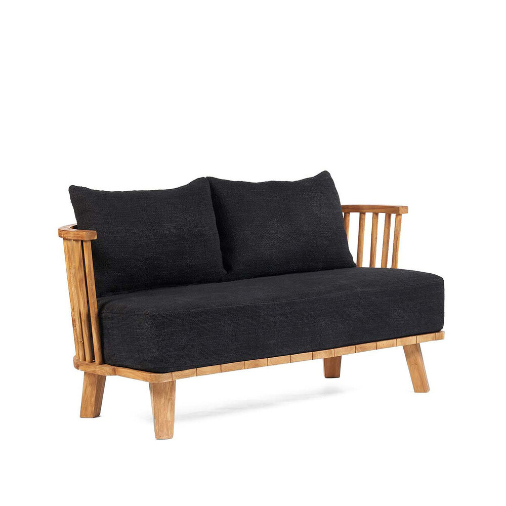 Bazar Bizar The Malawi Two seater Black LIVING AND CO 