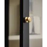 Nordal Armario de pared clásico - negro