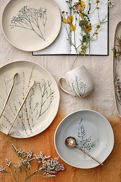 Bloomingville Bea tableware set of 12 pieces - 82060574