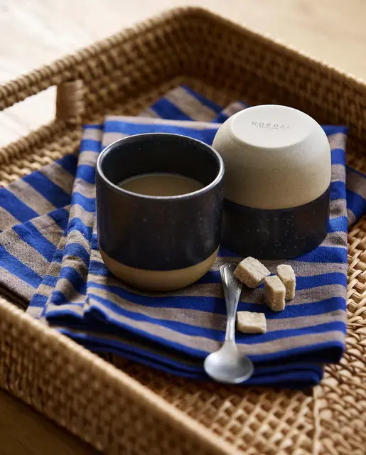 Nordal Grainy cups S dark blue set of 6 pieces Nordal Grainy cups S dark blue set of 6 pieces