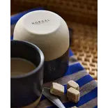 Nordal Tasses à motifs granuleux, taille S, bleu foncé, lot de 6.