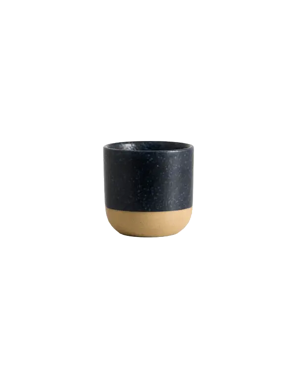 Nordal Grainy kopjes S donkerblauw set van 6 stuks