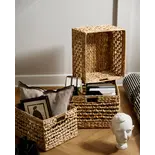 Nordal Savitus baskets set of 3 pieces