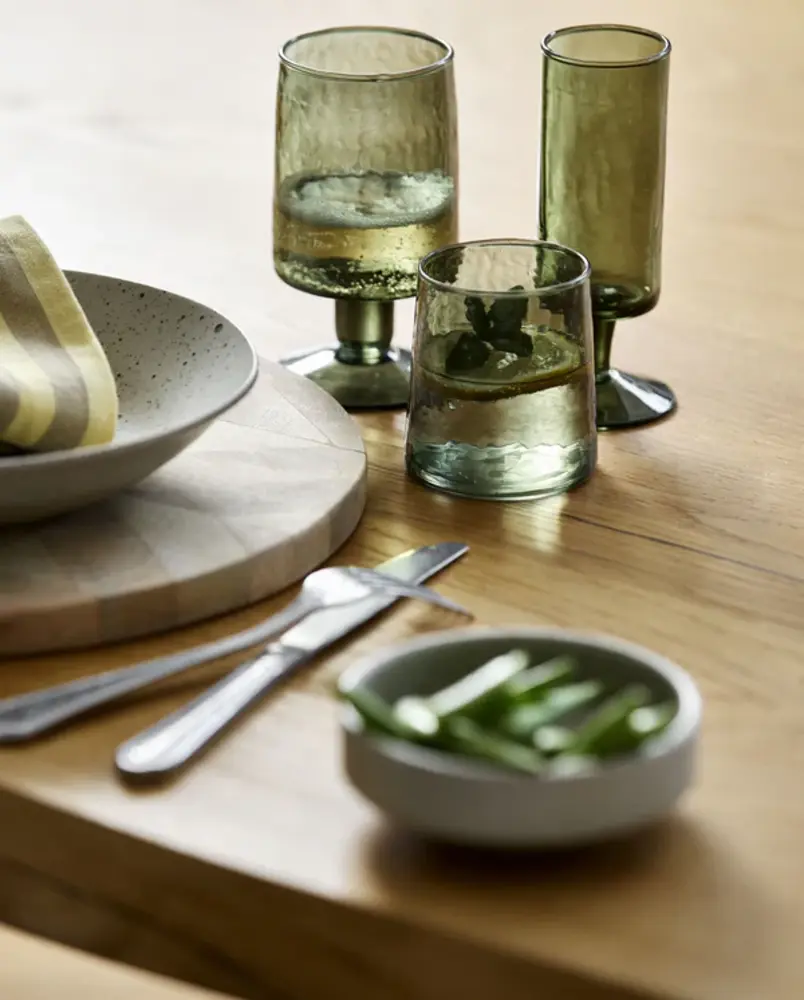 Nordal Vita glasögon gröna set med 6 delar Nordal Vita glasögon gröna set med 6 delar