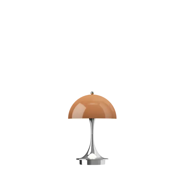 Louis Poulsen Lampe de table portable Panthella 160, couleur opale marron originale