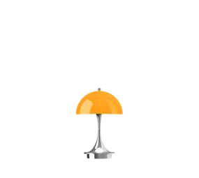 Louis Poulsen Panthella 160 portable table lamp original opal orange
