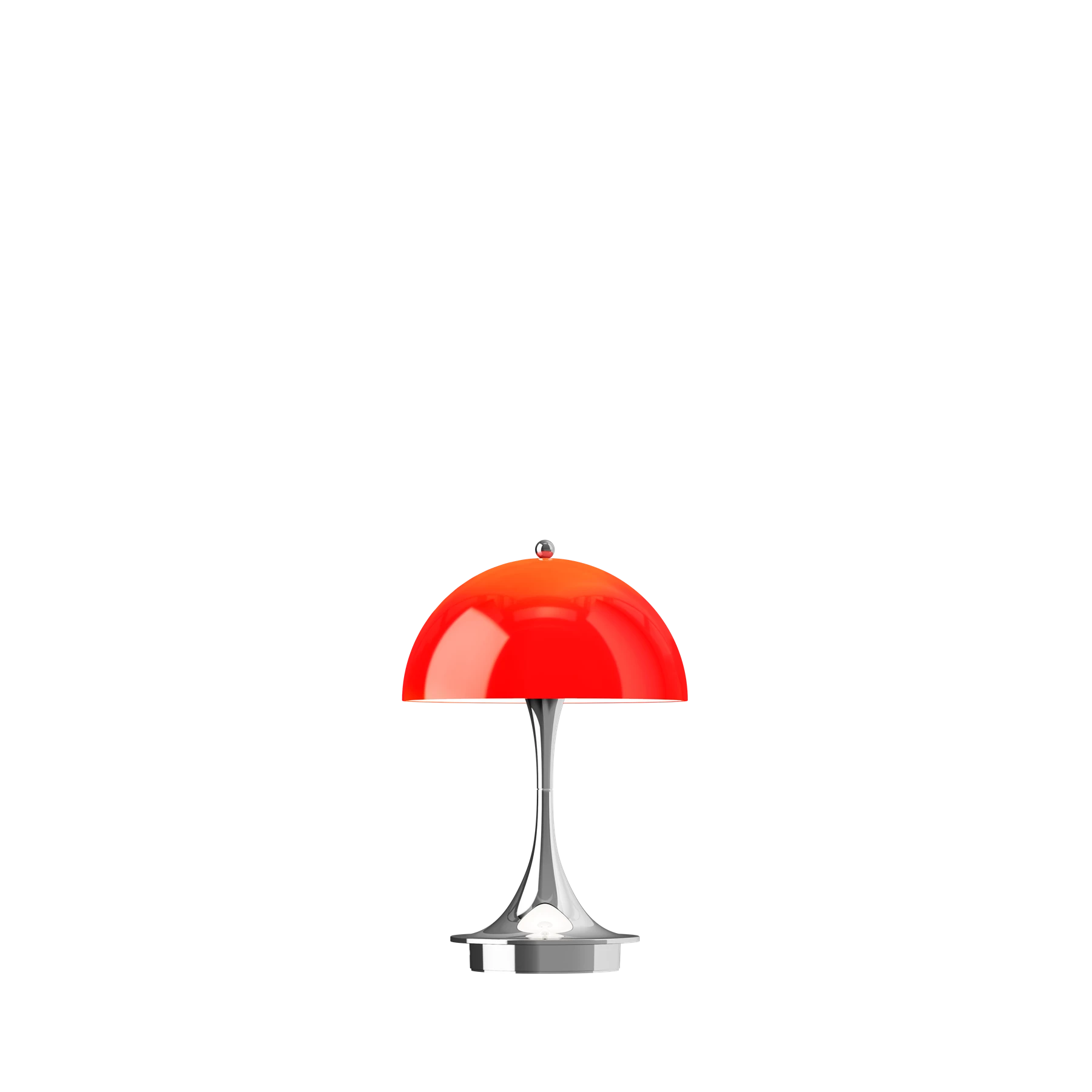 Louis Poulsen Panthella 160 portable tafellamp original opal red