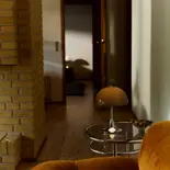 Louis Poulsen Lampada da tavolo portatile Panthella 250 originale marrone opalino