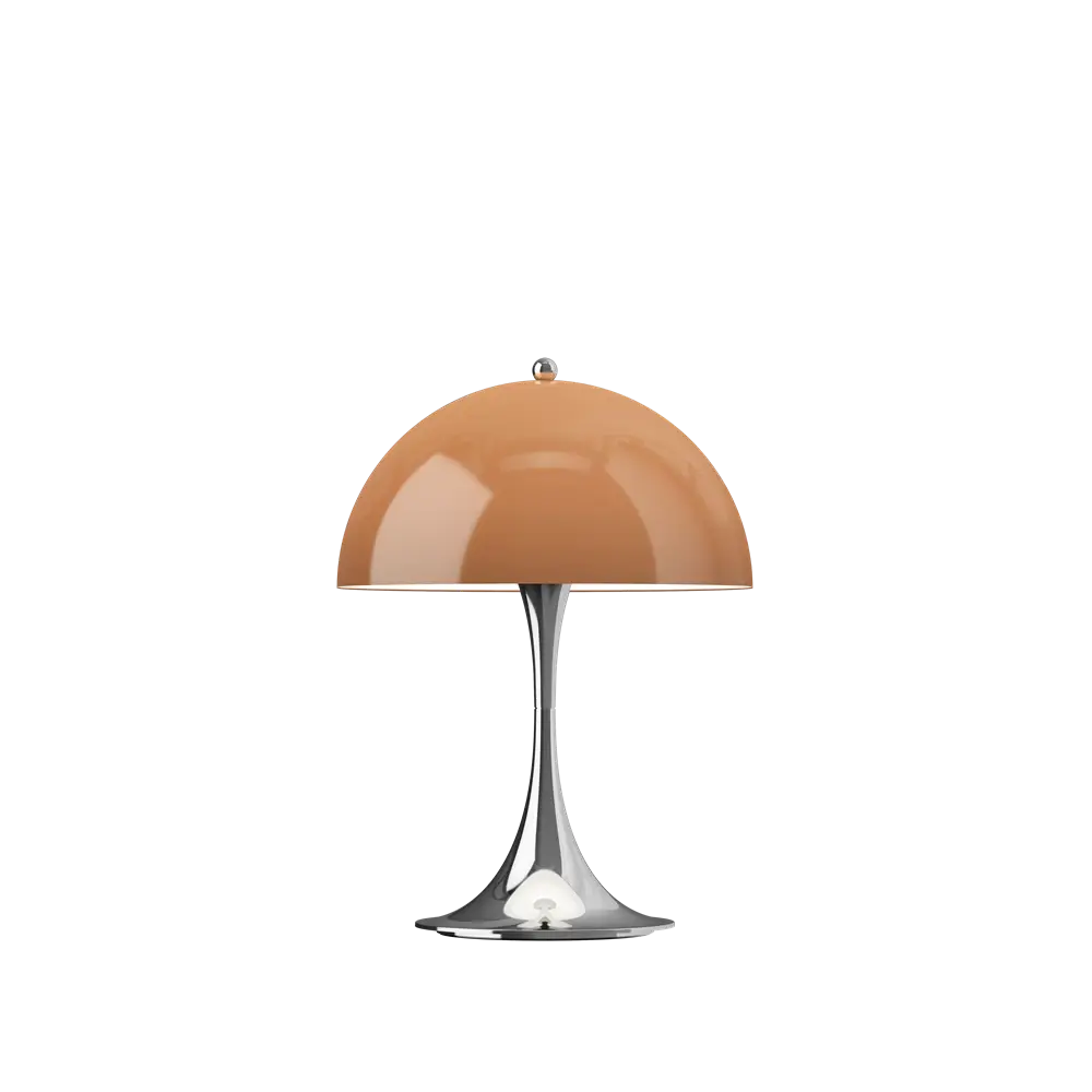 Louis Poulsen Lámpara de mesa portátil Panthella 250 original marrón ópalo Louis Poulsen Lámpara de mesa portátil Panthella 250 original marrón ópalo
