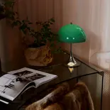 Louis Poulsen Lampe de table portable Panthella 250 vert opale original