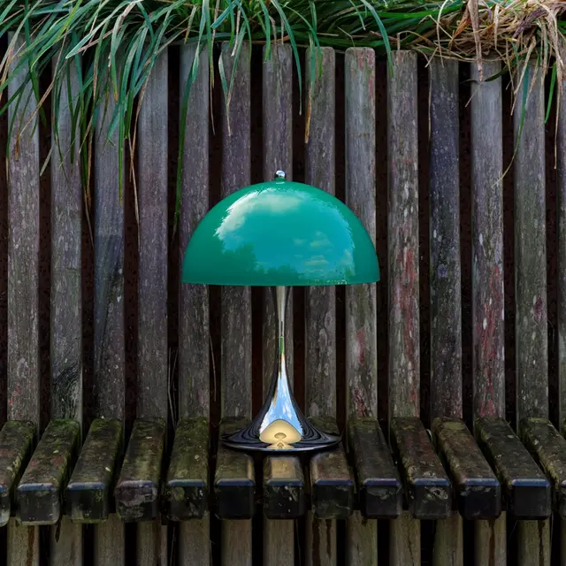 Louis Poulsen Panthella 250 portable tafellamp original opal green Louis Poulsen Panthella 250 portable tafellamp original opal green