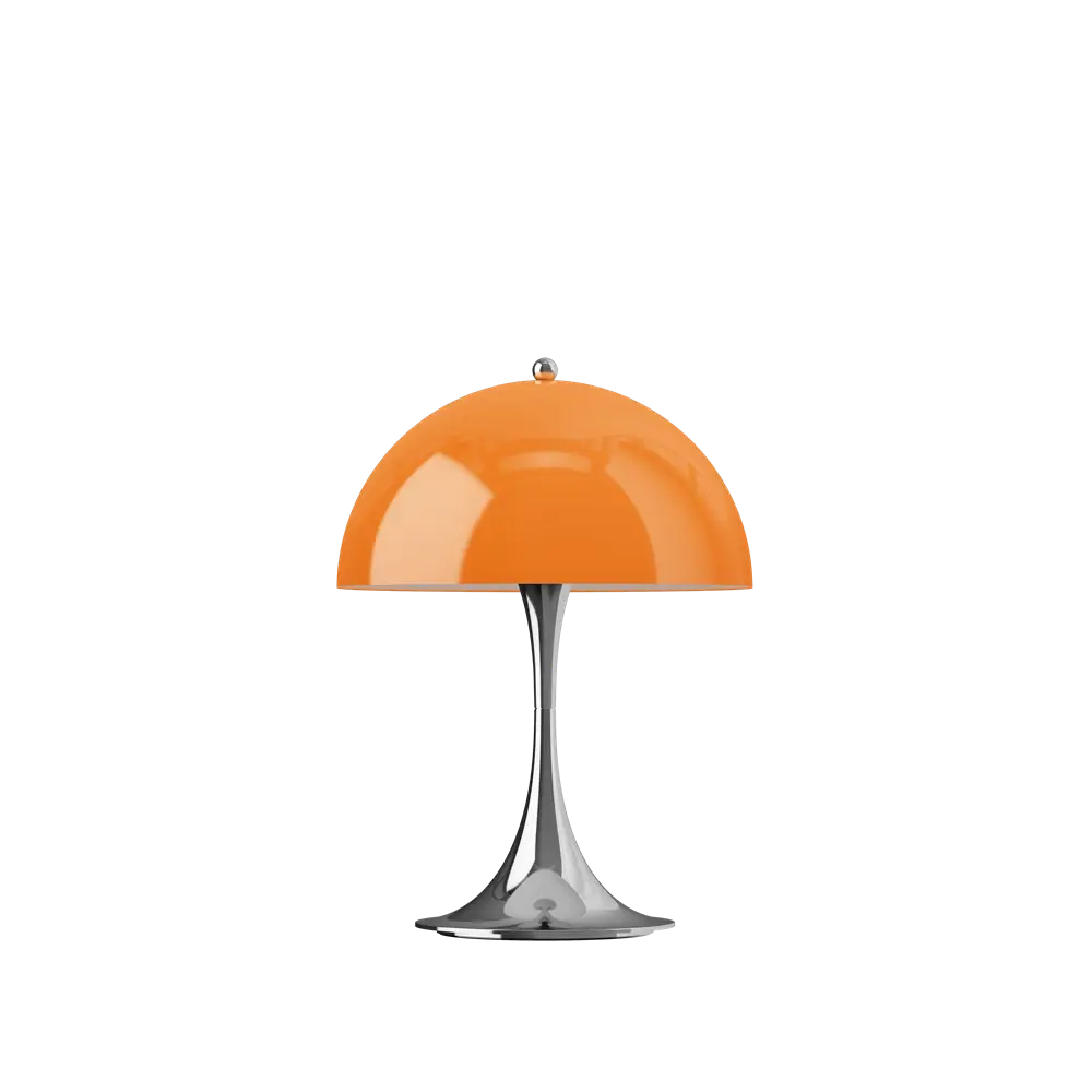 Louis Poulsen Lámpara de mesa portátil Panthella 250 original naranja ópalo Louis Poulsen Lámpara de mesa portátil Panthella 250 original naranja ópalo