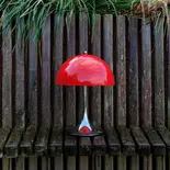 Louis Poulsen Lampada da tavolo portatile Panthella 250 originale rosso opale Louis Poulsen Lampada da tavolo portatile Panthella 250 originale rosso opale