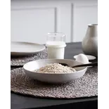 House Doctor Assiettes creuses Pion gris / blanc - lot de 6 pièces