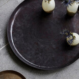 House Doctor Jhansi tray - antique brown