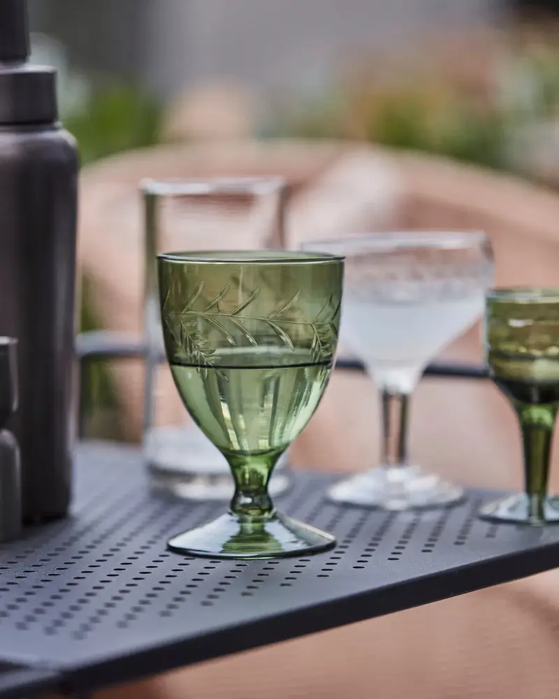 House Doctor Verre à vin blanc vintage vert lot de 6 pièces - 261600811