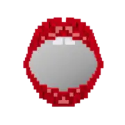 Seletti Pixelspegelmunn