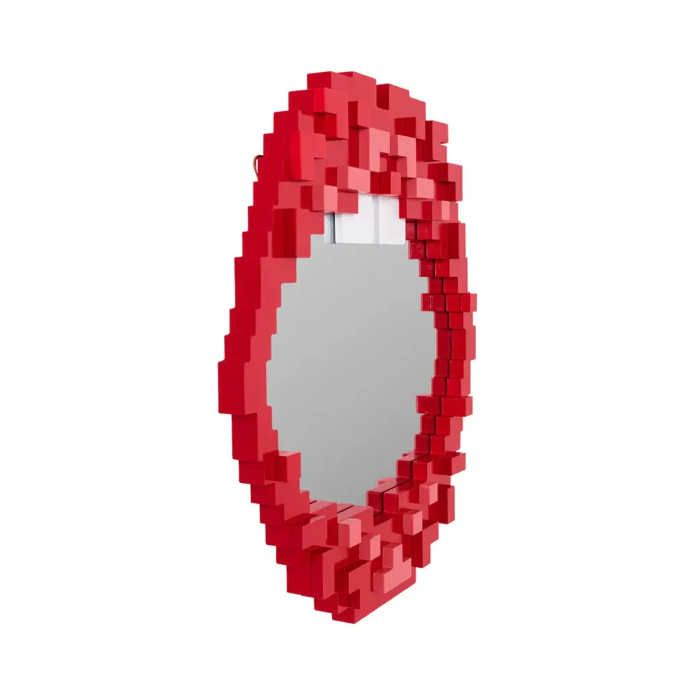 Seletti bouche miroir pixelisée