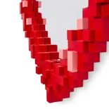 Seletti Pixel spiegel heart