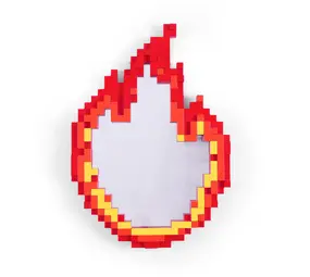Seletti Pixel spiegel flame