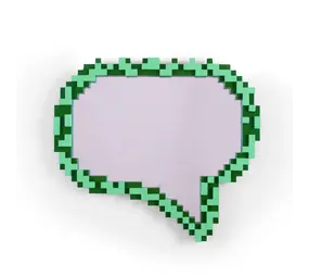 Seletti Messaggio di Pixel Mirror