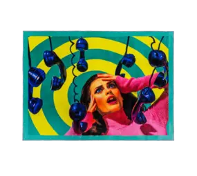 Seletti Telefoner rektangulært tæppe Seletti Telefoner rektangulært tæppe