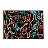 Seletti Snakes rechthoekig vloerkleed Seletti Snakes rechthoekig vloerkleed