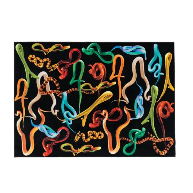 Seletti Snakes rechthoekig vloerkleed Seletti Snakes rechthoekig vloerkleed