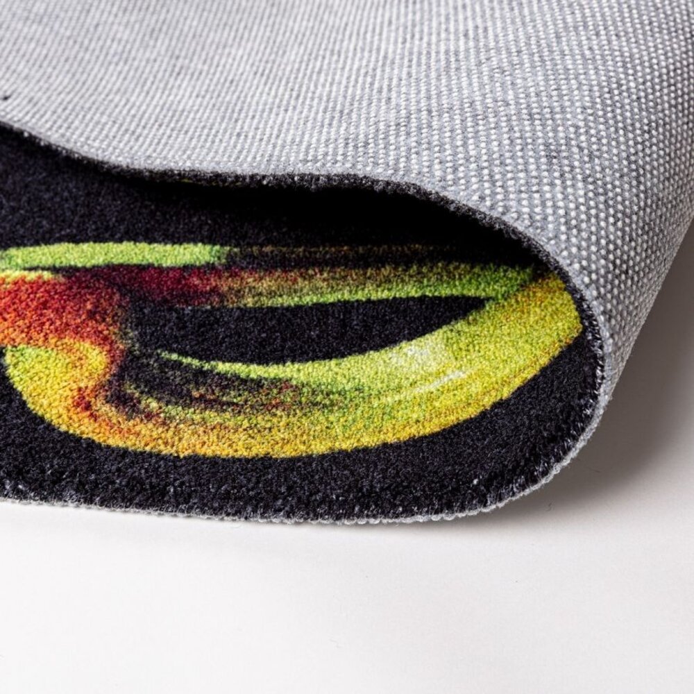 Seletti Rektangulär matta med ormmotiv