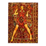 Seletti Alfombra rectangular de dama sobre alfombra