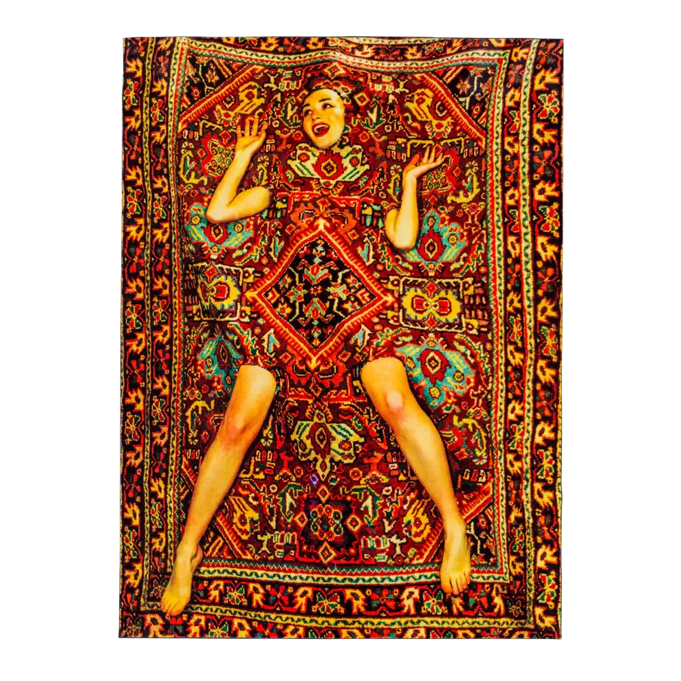 Seletti Lady on carpet rechthoekig vloerkleed