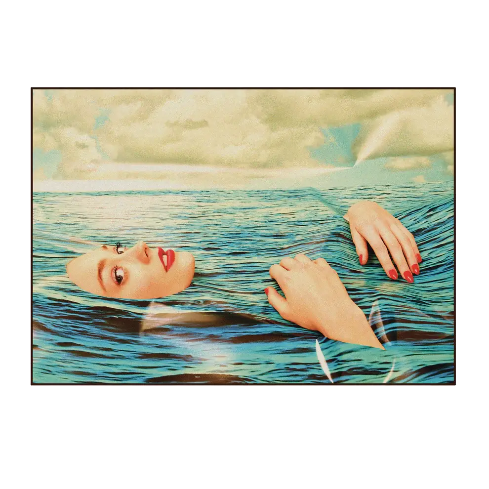 Seletti Sea girl rechthoekig vloerkleed