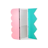 Seletti Miroir/séparateur de pièce à grille rouge Superscreen