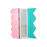 Seletti Superscreen röd rutmönsterspegel/rumsavdelare