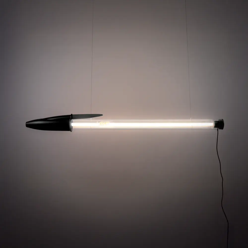 Seletti Schwarze Bic-Lampe