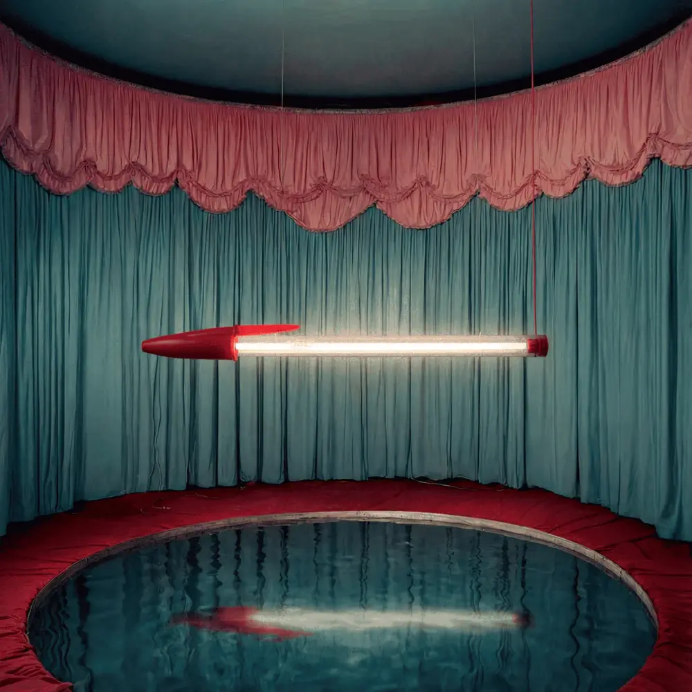 Seletti Bic lamp rood