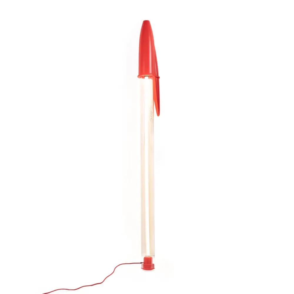 Seletti Bic-Lampe rot