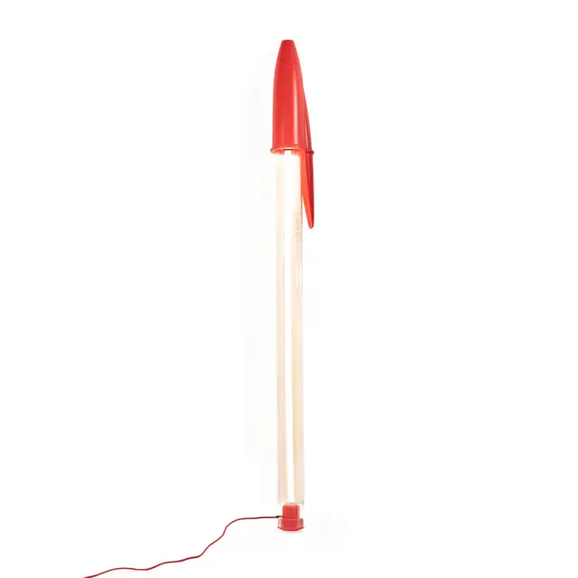 Seletti Bic lamp rood