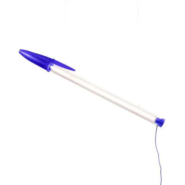 Seletti Lampada Bic blu
