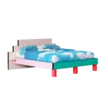 Seletti Superbed rotes Gitterbett