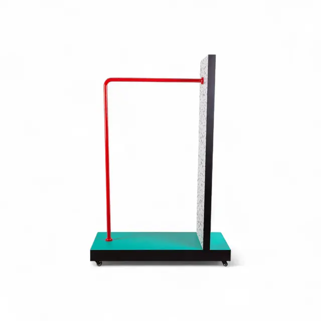 Seletti Portant à vêtements/miroir Supertender en terrazzo