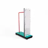 Seletti Portant à vêtements/miroir Supertender en terrazzo